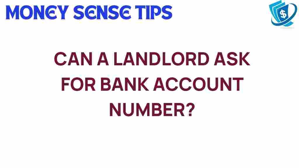 can-a-landlord-request-bank-account-number