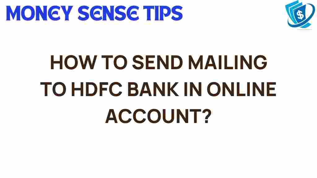 sending-mail-hdfc-bank-online