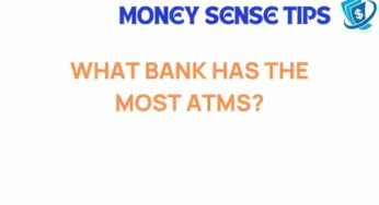 Unveiling the Bank with the Most ATMs: Who Comes Out on Top?