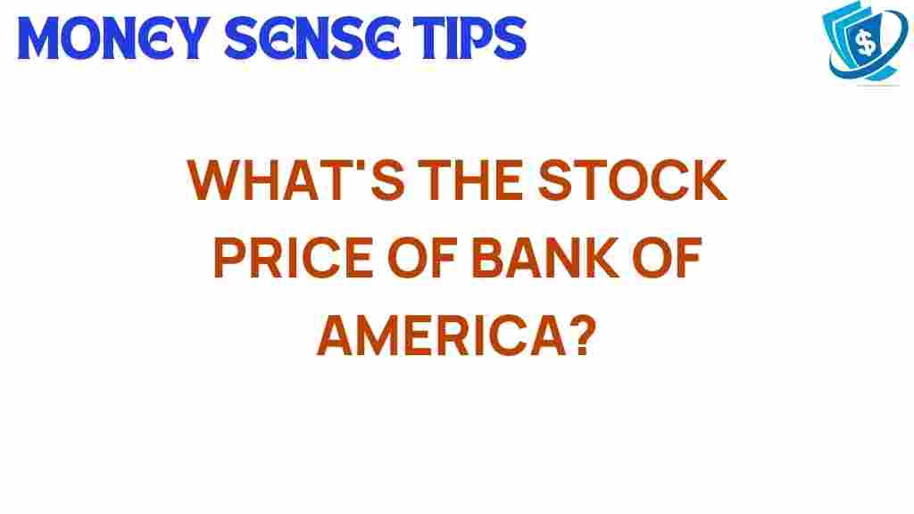 bank-of-america-stock-price-insights