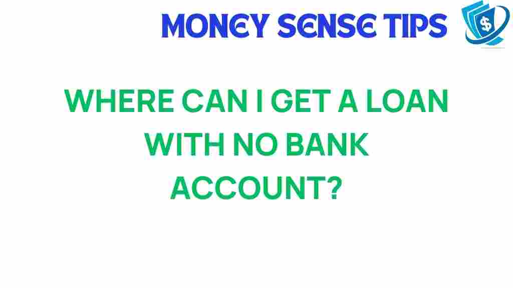 loans-no-bank-account